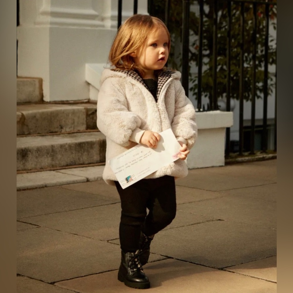 Zara fur jacket